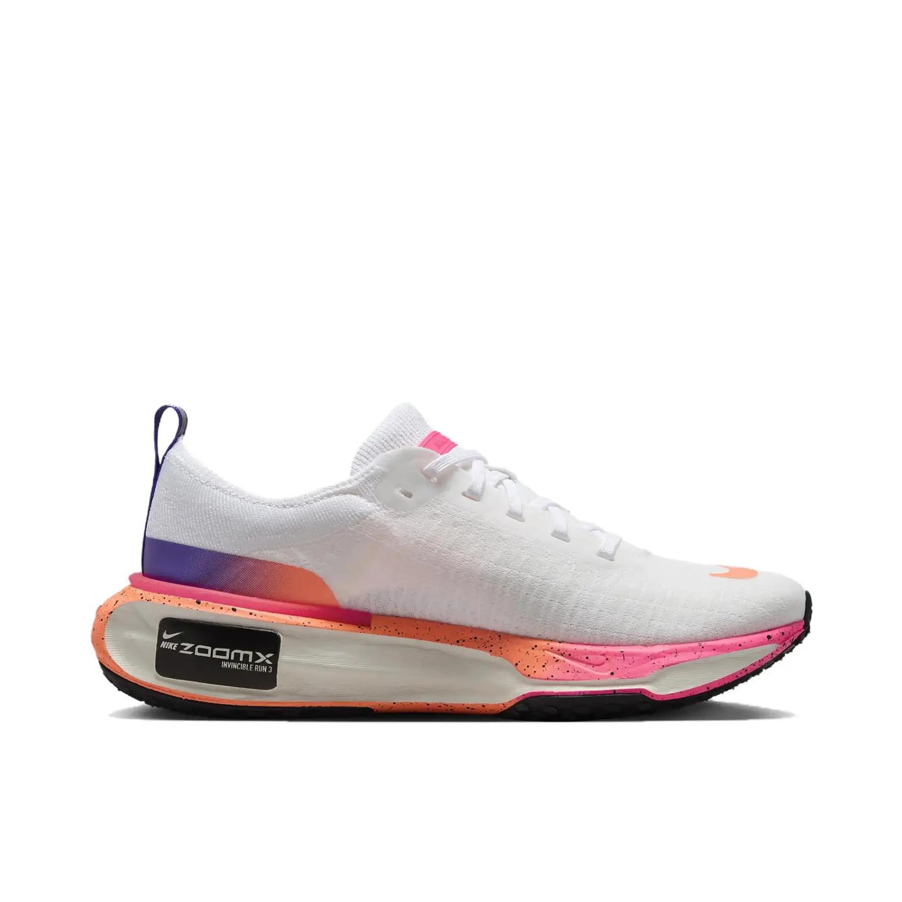 Nike Original Invincible 3 Women and Men White Pink Breathable Cushioning Fabric Running Shoes HF5025-100