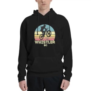 Whistler City Mountain Biking Vintage A Men's Hoodies Sweater
