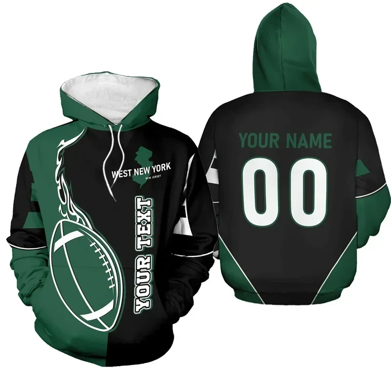 Custom American Football Hoodie With Name & Number Men Pullover 3D Printed New in Hoodies Women Harajuku Fashion Sweatshirt Custom American Football Hoodie With Name & Number Men Pullover 3D Printed New in Hoodies Women Harajuku Fashion Sweatshirt