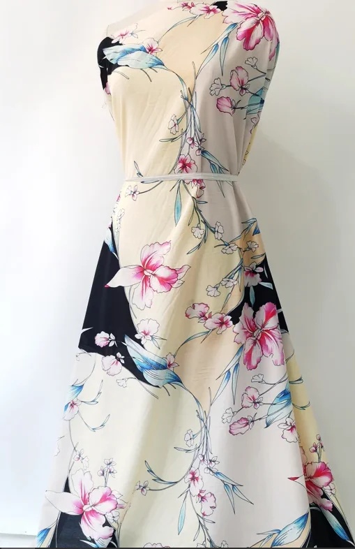 SUPER DEALS! BEST PRICE ! BY METER Natural Silk Fabrics Chiffon Georgette Crepe Silk Linen Cotton Wool Charmeuse