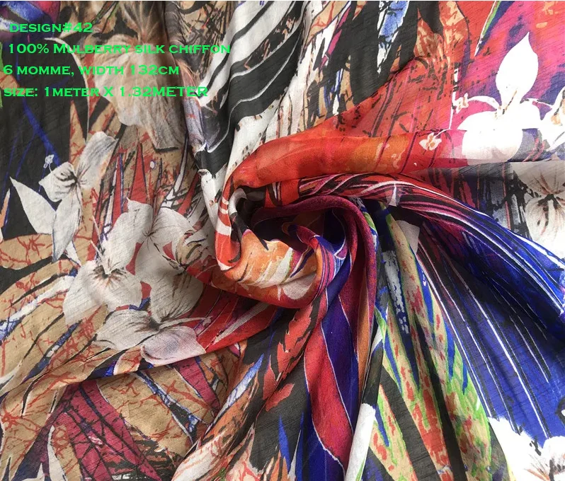 SUPER DEALS! BEST PRICE ! BY METER Natural Silk Fabrics Chiffon Georgette Crepe Silk Linen Cotton Wool Charmeuse