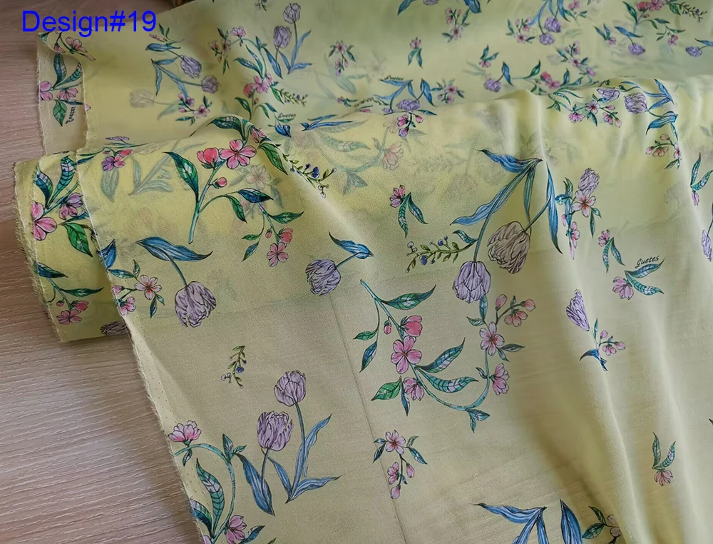 SUPER DEALS! BEST PRICE ! BY METER Natural Silk Fabrics Chiffon Georgette Crepe Silk Linen Cotton Wool Charmeuse