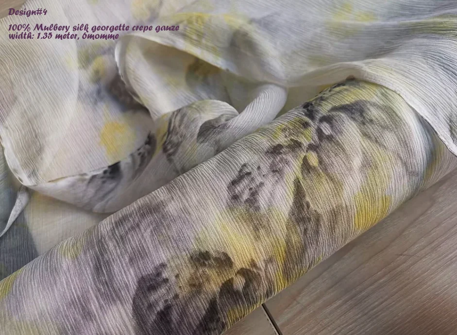 SUPER DEALS! BEST PRICE ! BY METER Natural Silk Fabrics Chiffon Georgette Crepe Silk Linen Cotton Wool Charmeuse
