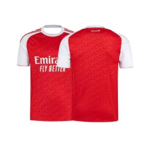25_26 Season Arsenal Home Jersey Fan Version Football Short-sleeved Jersey, Men's and Women's Children's Training T-shirt