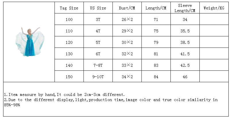 Girls Snow Queen Elsa Kids Costumes for Girl 2025 Carnival Party Prom Gown Robe-Playing Children Clothing Frozen Princess Dress