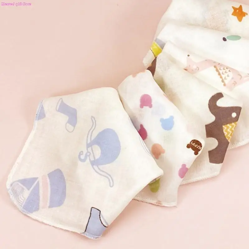 D0JC 10Pcs 20x20cm Baby Washcloths Set Cartoon Print Double Layer Gauze Infant Face Towel Reusable Wipes Absorbent Square D0JC 10Pcs 20x20cm Baby Washcloths Set Cartoon Print Double Layer Gauze Infant Face Towel Reusable Wipes Absorbent Square