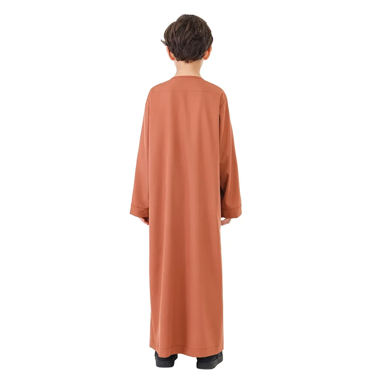 Eid Muslim Boy Jubba Thobe Kids Long Shirt Dress 2025 Ramadan Child Robe Saudi Musulman Wear Abaya Caftan Dubai Arab Dresses