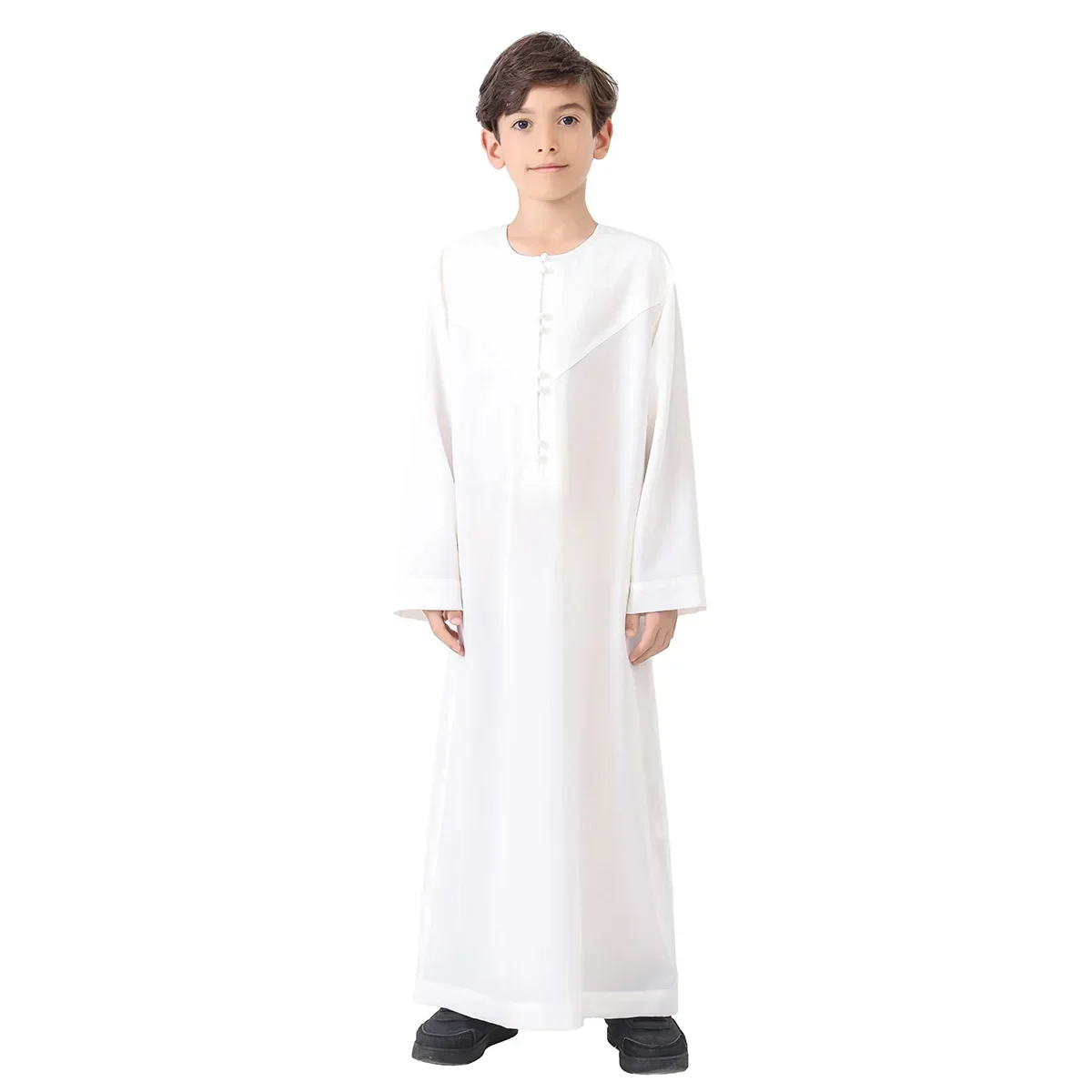 Eid Muslim Boy Jubba Thobe Kids Long Shirt Dress 2025 Ramadan Child Robe Saudi Musulman Wear Abaya Caftan Dubai Arab Dresses