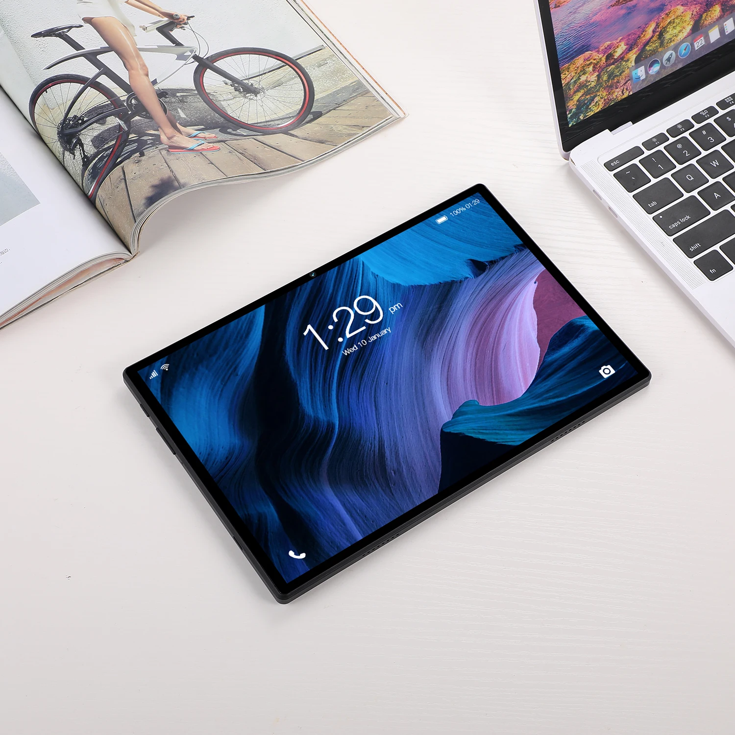 New 10.1 Inch Tablets Octa Core 3G Phone Call Dual SIM Dual Cameras 4+64GB Android 11 Google Play WiFi Bluetooth Global Version