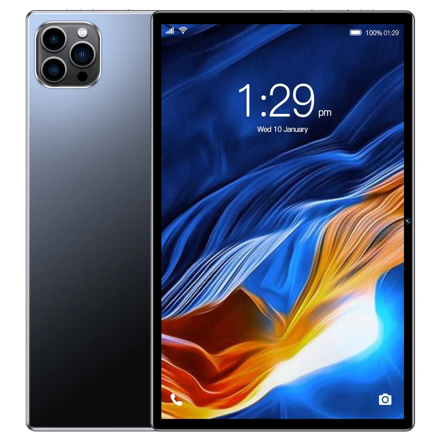 New 10.1 Inch Tablets Octa Core 3G Phone Call Dual SIM Dual Cameras 4+64GB Android 11 Google Play WiFi Bluetooth Global Version