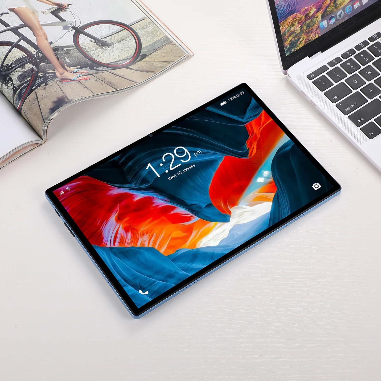 New 10.1 Inch Tablets Octa Core 3G Phone Call Dual SIM Dual Cameras 4+64GB Android 11 Google Play WiFi Bluetooth Global Version