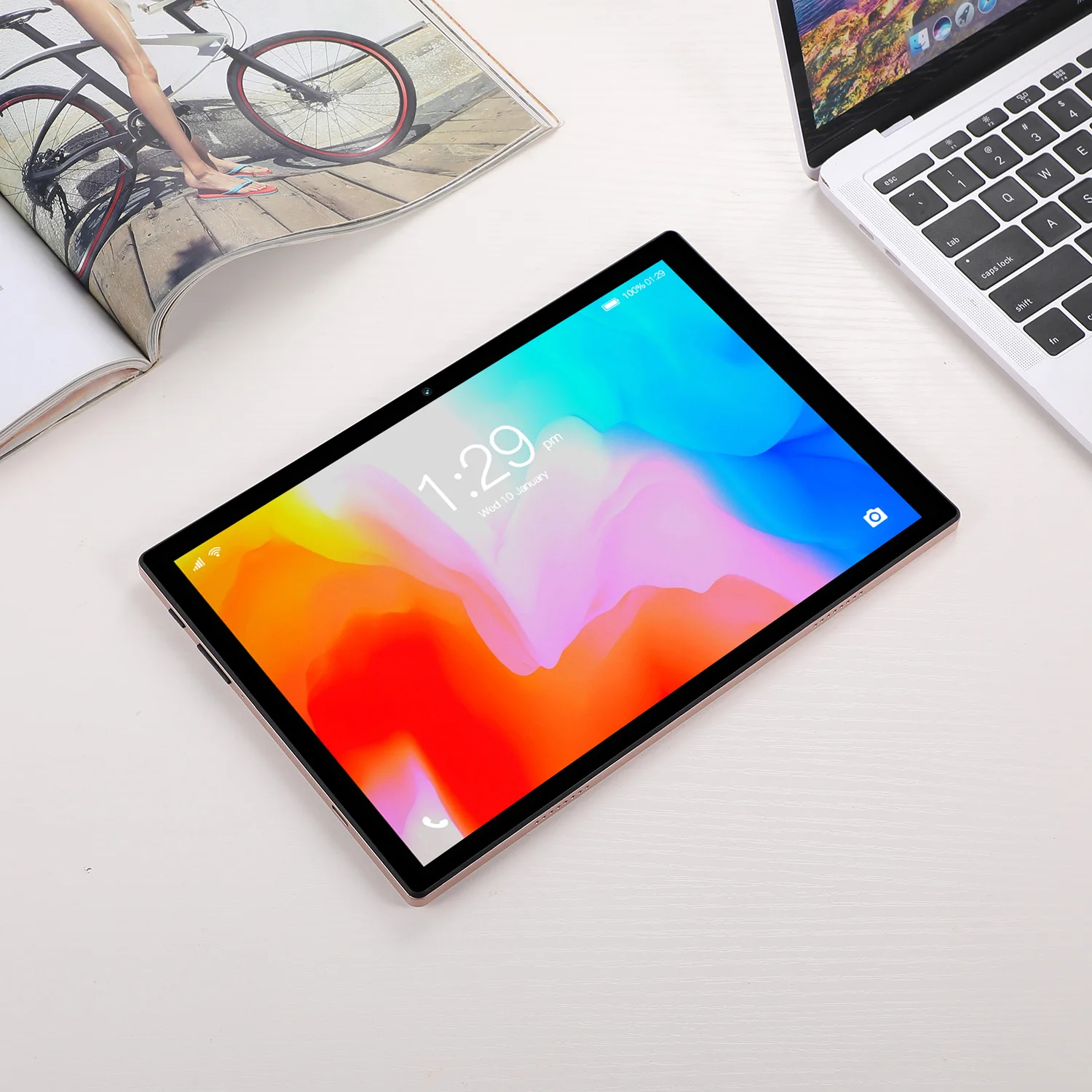 New 10.1 Inch Tablets Octa Core 3G Phone Call Dual SIM Dual Cameras 4+64GB Android 11 Google Play WiFi Bluetooth Global Version