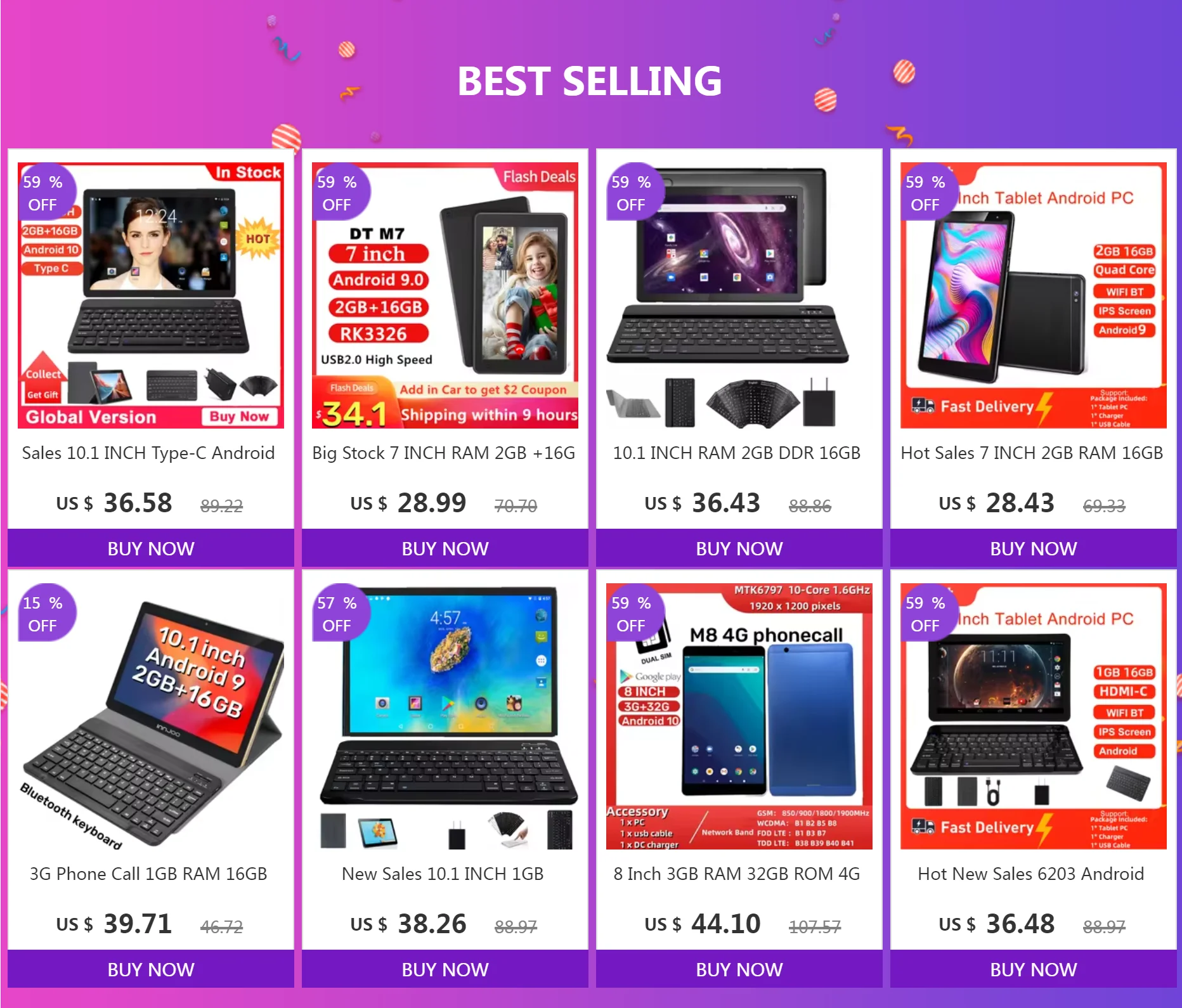 10.1 INCH WIFI Tablet PC RAM 2GB ROM 32GB K31 Android 10 CPU MTK9863 Quad-Core 1.3GHz Dual Camera Quad Core