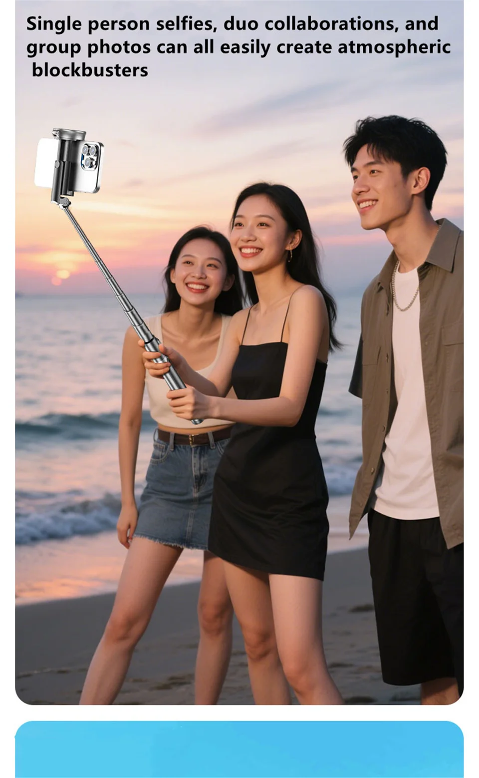 FANGTUOSI 2025 NEW 1.7M All In One Expandable Portable Phone Tripod Selfie Stick With Detachable BT Wireless Remote Compatible FANGTUOSI 2025 NEW 1.7M All In One Expandable Portable Phone Tripod Selfie Stick With Detachable BT Wireless Remote Compatible