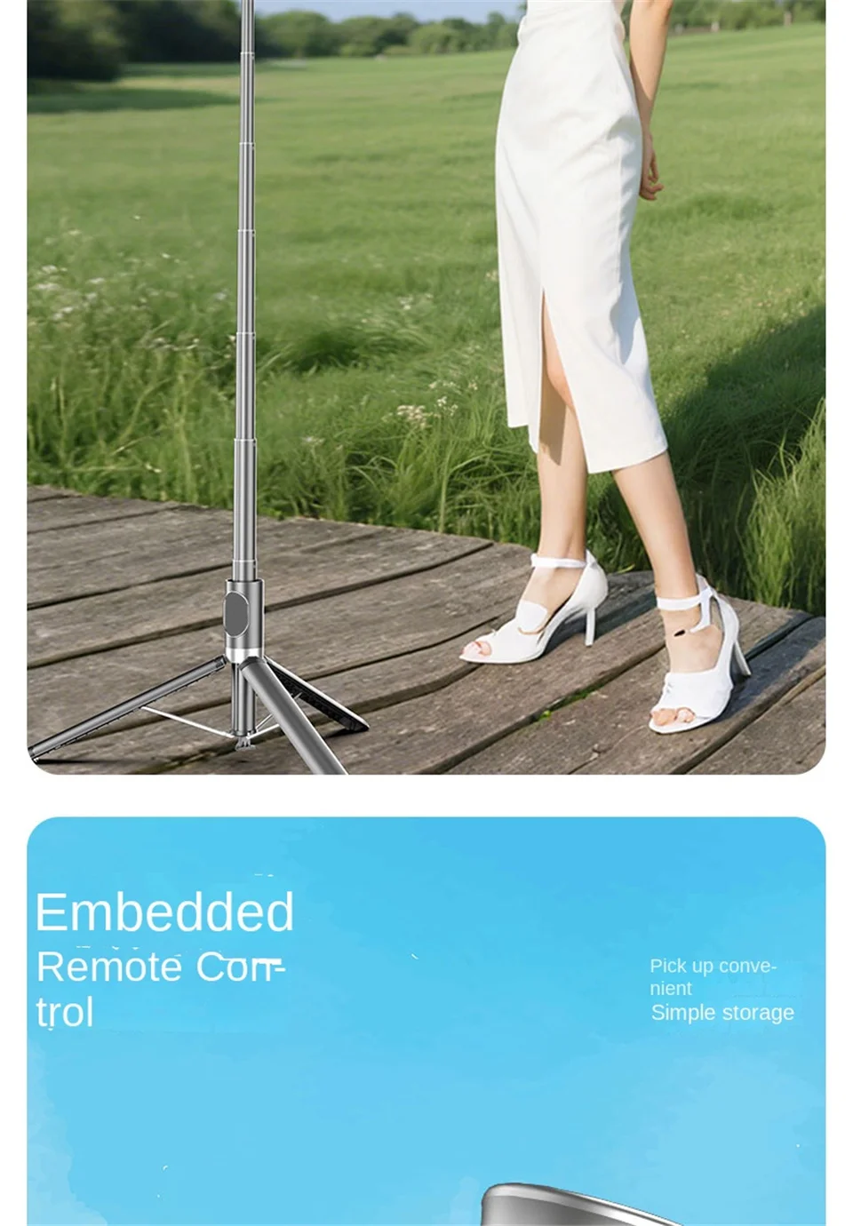 FANGTUOSI 2025 NEW 1.7M All In One Expandable Portable Phone Tripod Selfie Stick With Detachable BT Wireless Remote Compatible FANGTUOSI 2025 NEW 1.7M All In One Expandable Portable Phone Tripod Selfie Stick With Detachable BT Wireless Remote Compatible