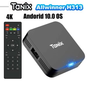 Tanix TX1 Smart Android 10 TV Box 2.4G WIFI 4K HDR USB2.0 8GB 16GB Allwinner H313 Quad Core Global Set Top Box