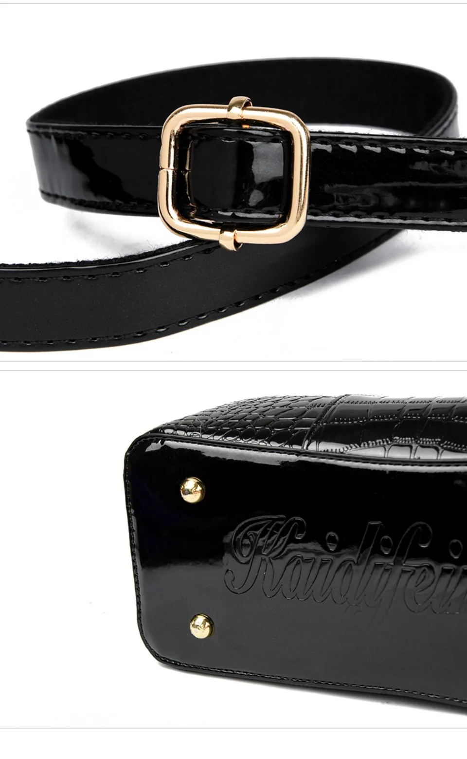 Three Layers Women Shoulder Bags Luxury Designer High Quality Patent Leather Messenger Casual Tote Bag Large Capacity Hand bags