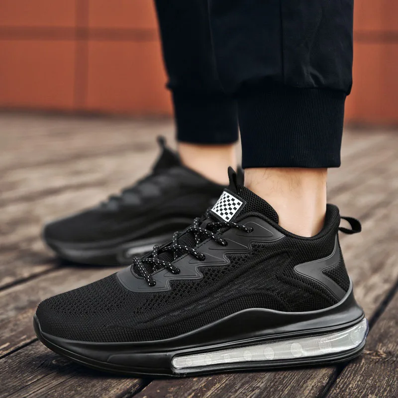 Shoes men 2024 new style trend men's shoes breathable lace-up running shoes Korean version lightweight casual sports shoes men