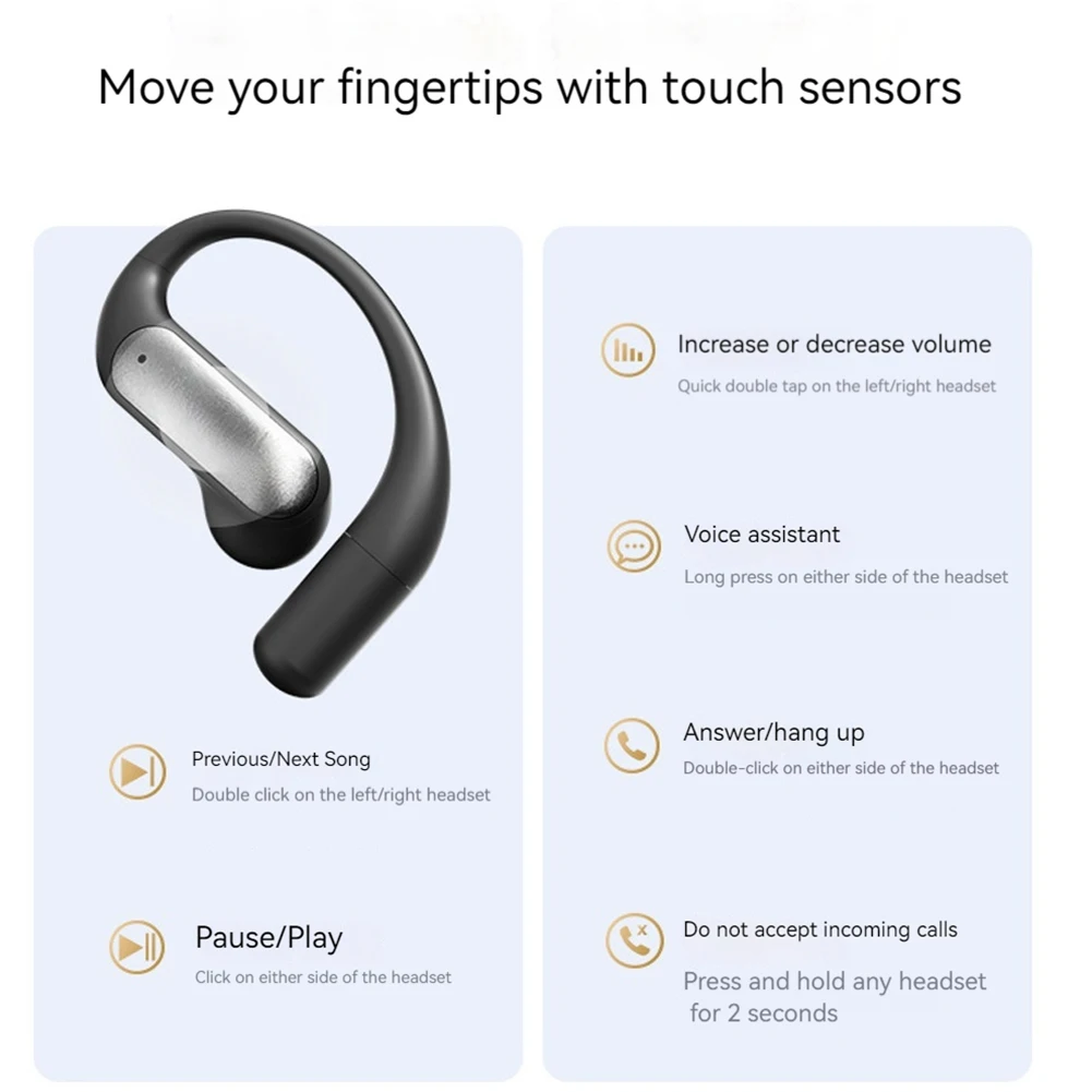 Real Time Translator Headphones AI Language Translation Earbuds 144 Languages AI Wireless Earbuds Noise Cancelling Earphone