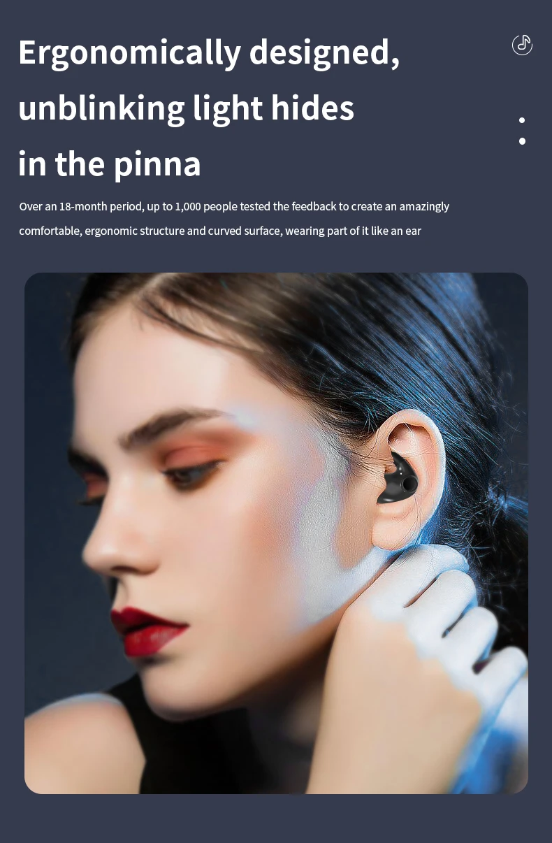 Sleep Invisible Stereo Headset IPX5 Waterproof Wireless Bluetooth Earphone Earbuds with Mic for Phone Bluetooth 5.3 Headphones Sleep Invisible Stereo Headset IPX5 Waterproof Wireless Bluetooth Earphone Earbuds with Mic for Phone Bluetooth 5.3 Headphones