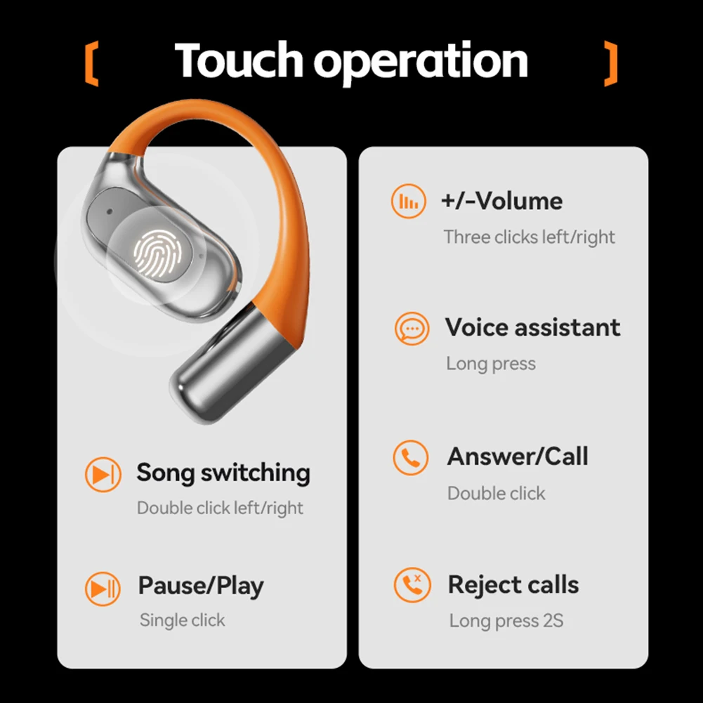M113 Wireless Bluetooth Real Time Language Translator Earbuds Translation Earhook Headset 144 Languages AI Translators Headphone