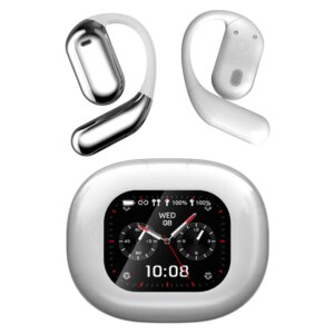 AI Translation Earphones Bluetooth-Compatible 5.4 Real Time Translator Earbuds Waterproof Touch Screen Open Ear Headphones