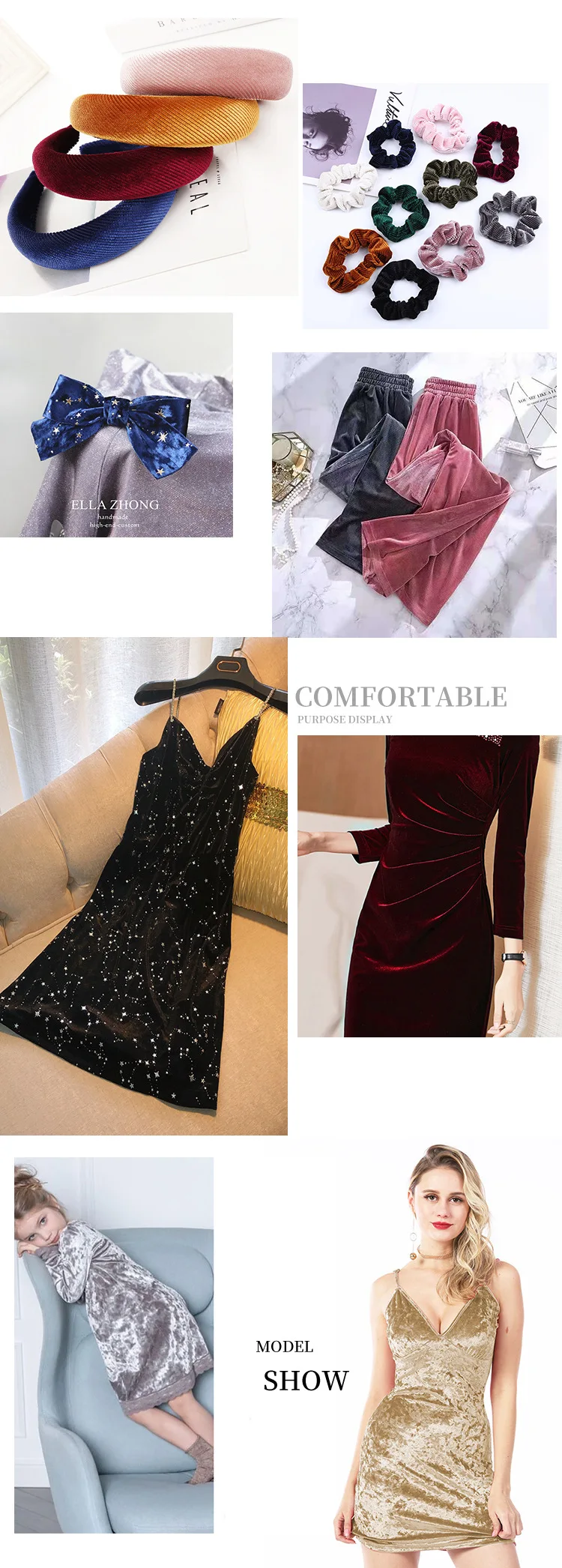 Bronzing Star Velvet Fabric By The Meter for Accessory Dress Pajamas Curtain Pillow Sofa Sewing Velour Cloth Stretch Warm Smooth