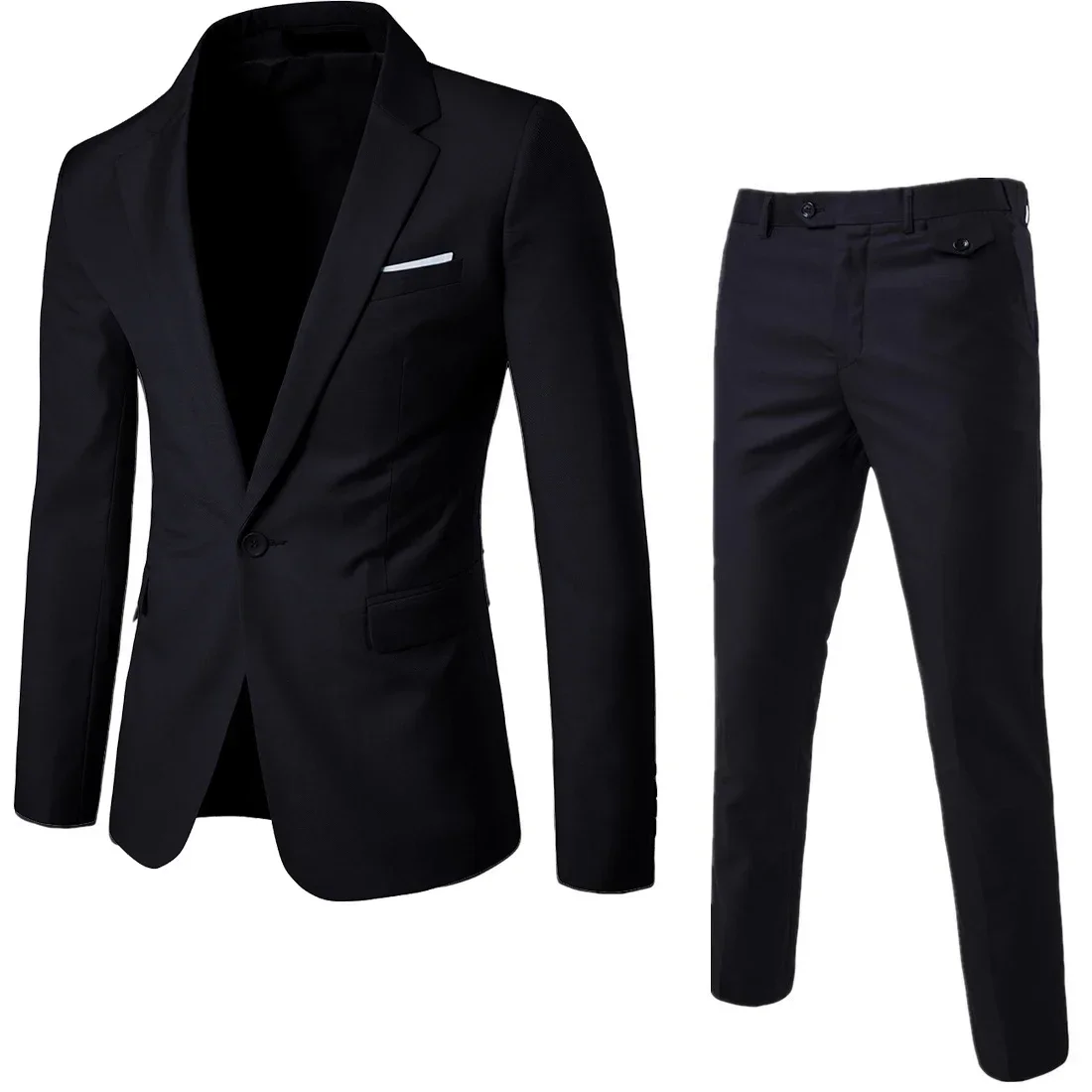 Elegant Men Suits 3 Pieces 2 Blazers Sets Wedding Jackets Vest Pants  Classic  2025 Formal Coats Korean Costumes