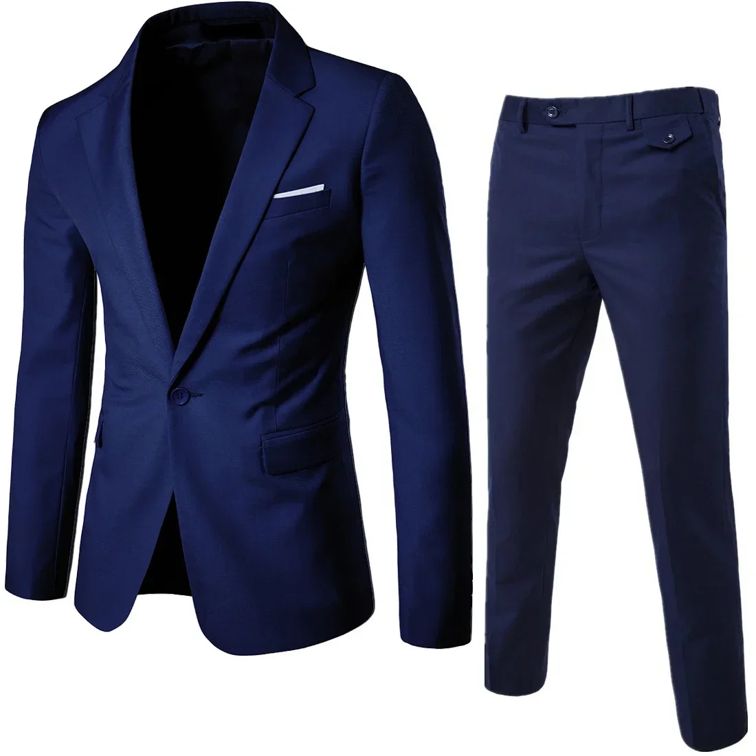 Elegant Men Suits 3 Pieces 2 Blazers Sets Wedding Jackets Vest Pants  Classic  2025 Formal Coats Korean Costumes