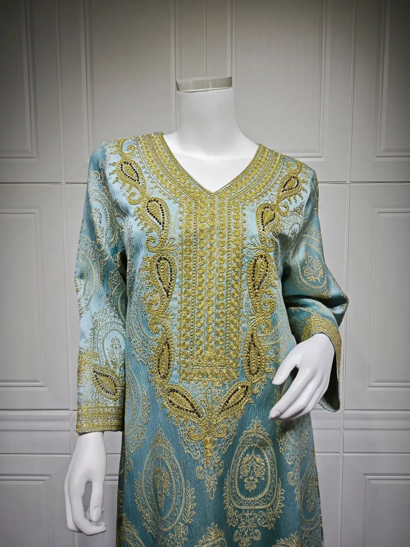 Eid Women Muslim Dress Jalabiya Abaya Dubai Vestidos Largos Party Caftan Ramadan Long Dresses Abayas Kaftan Arab Long Robe 2025