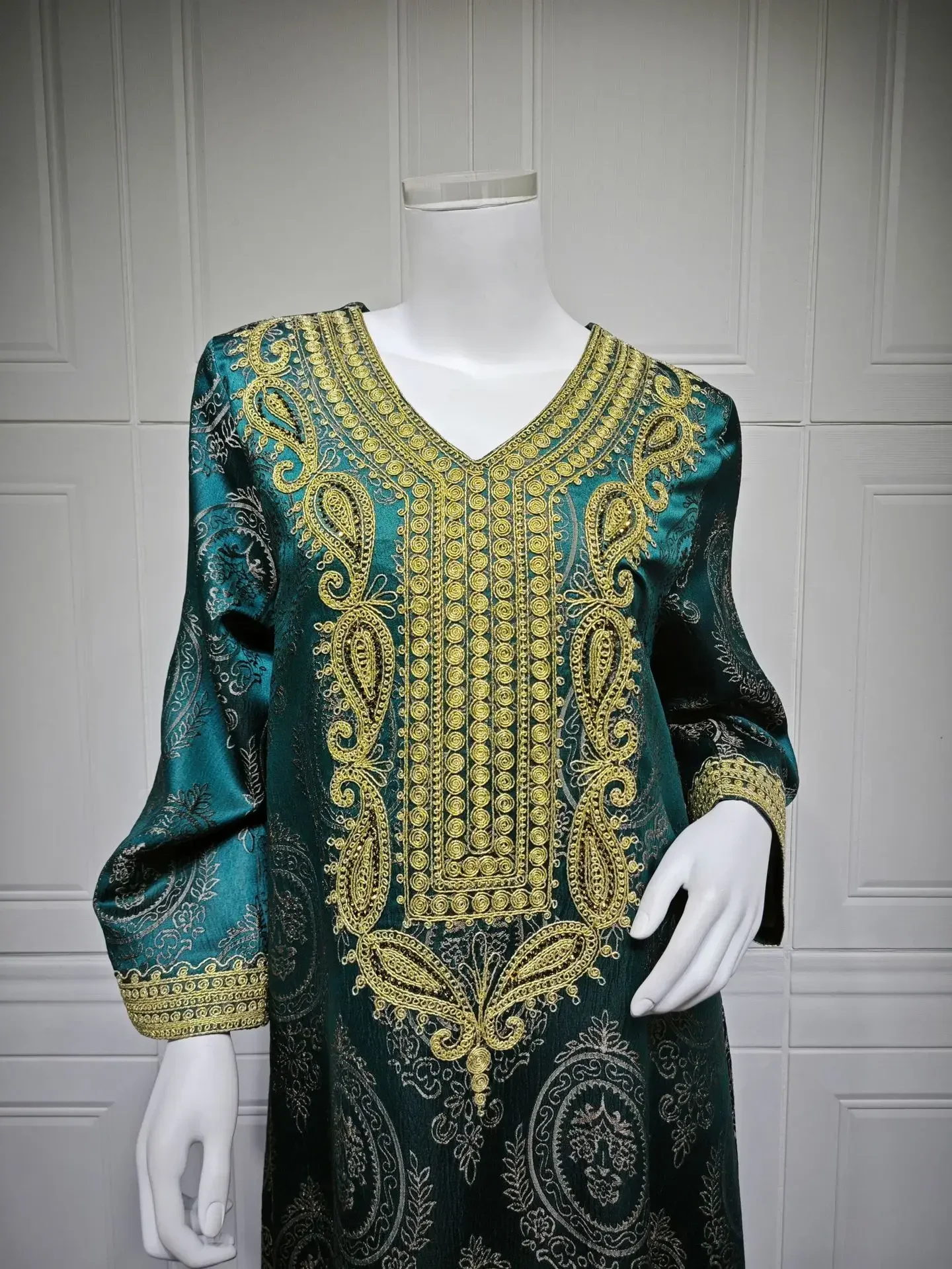 Eid Women Muslim Dress Jalabiya Abaya Dubai Vestidos Largos Party Caftan Ramadan Long Dresses Abayas Kaftan Arab Long Robe 2025