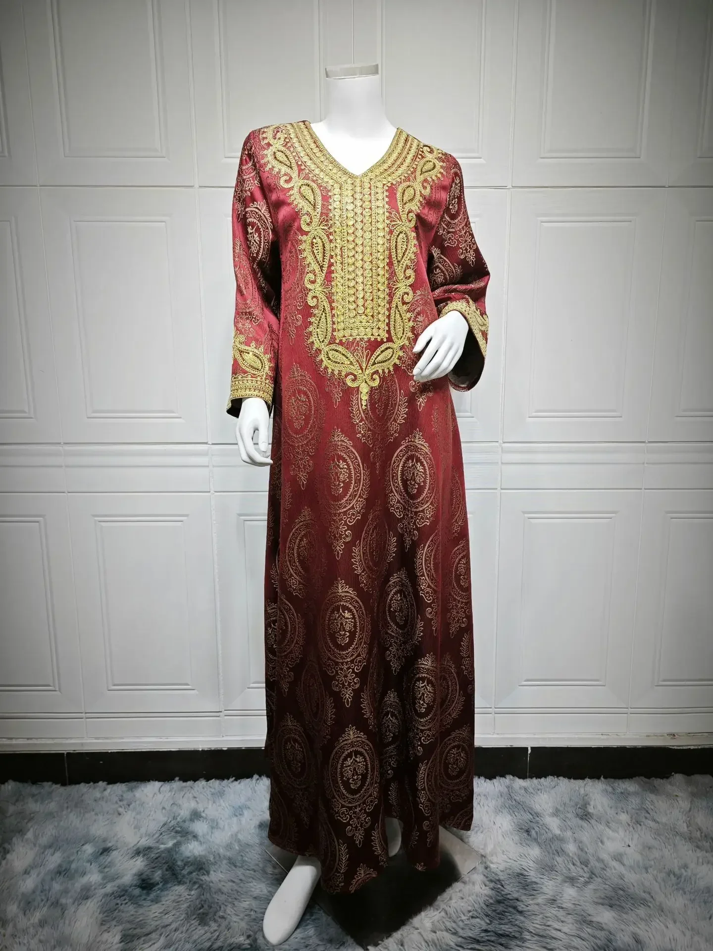 Eid Women Muslim Dress Jalabiya Abaya Dubai Vestidos Largos Party Caftan Ramadan Long Dresses Abayas Kaftan Arab Long Robe 2025