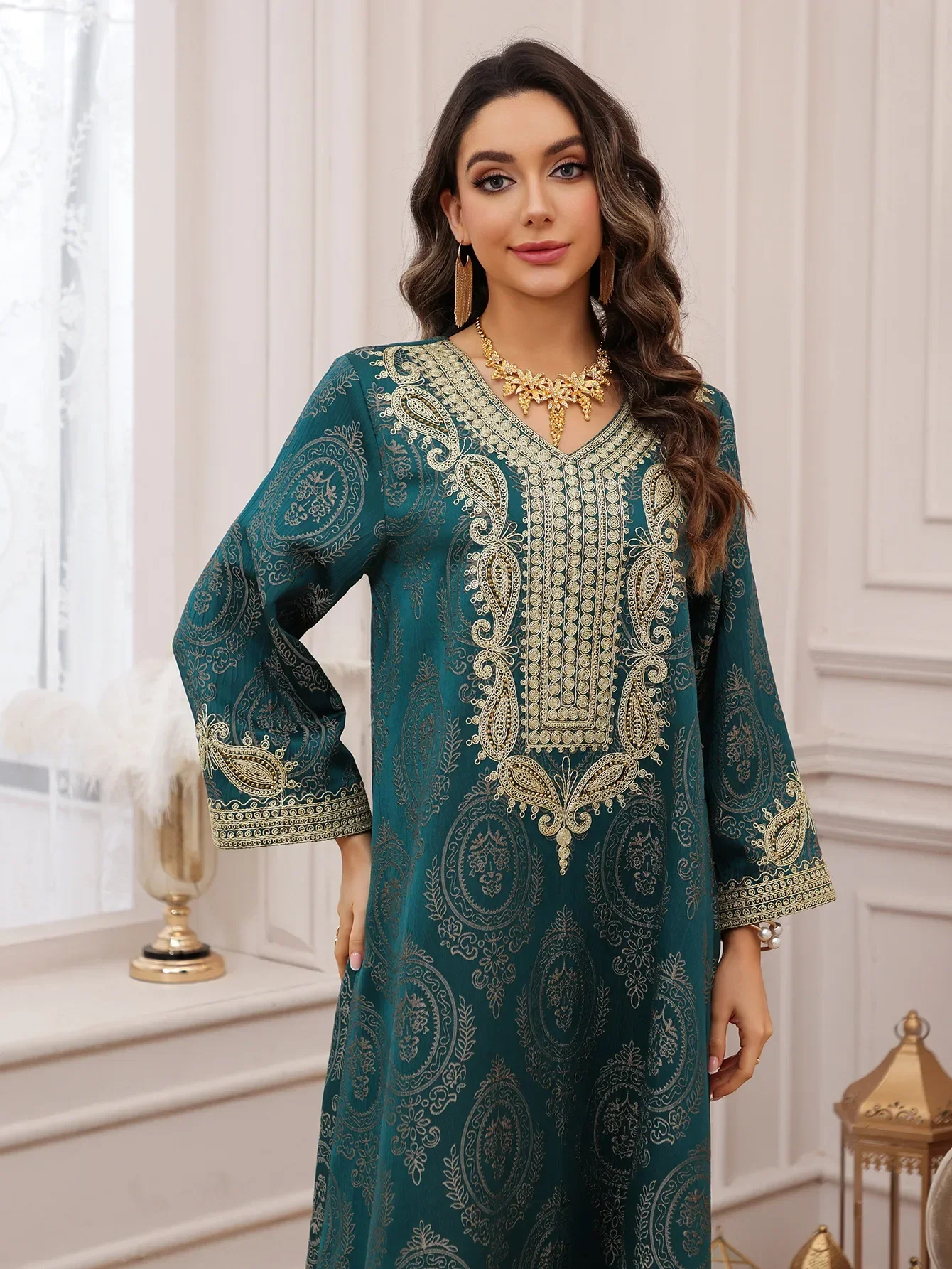 Eid Women Muslim Dress Jalabiya Abaya Dubai Vestidos Largos Party Caftan Ramadan Long Dresses Abayas Kaftan Arab Long Robe 2025