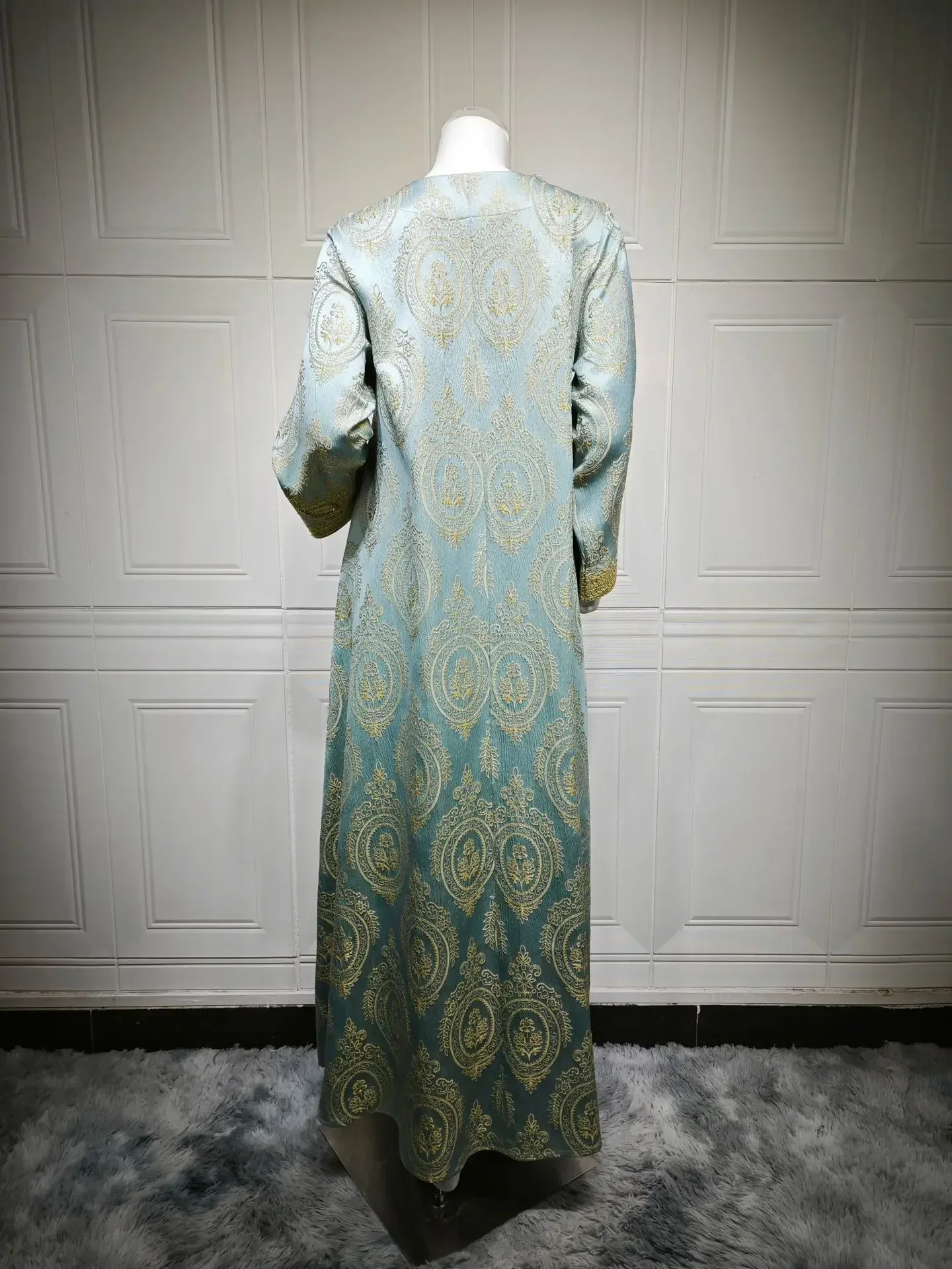 Eid Women Muslim Dress Jalabiya Abaya Dubai Vestidos Largos Party Caftan Ramadan Long Dresses Abayas Kaftan Arab Long Robe 2025