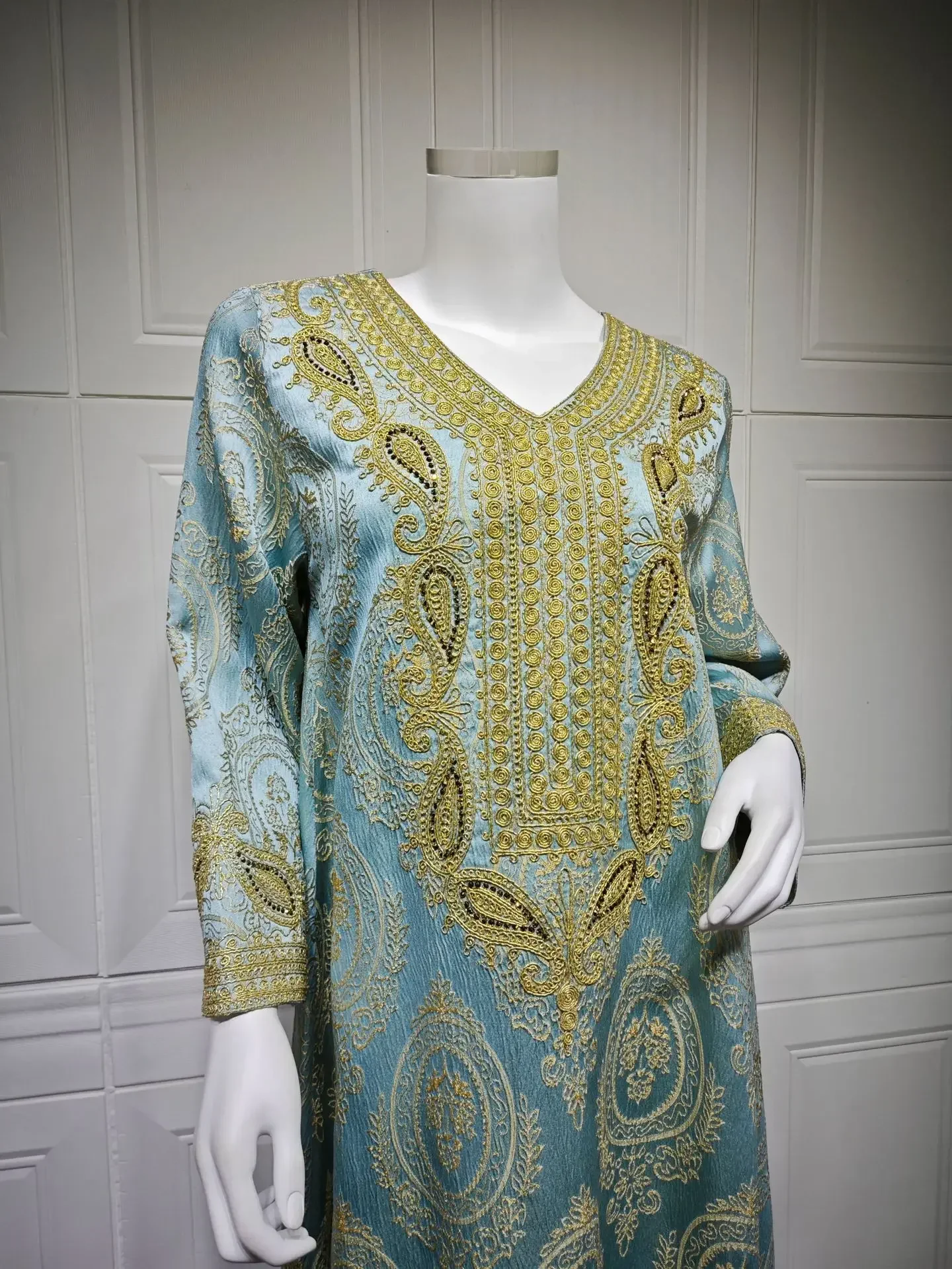 Eid Women Muslim Dress Jalabiya Abaya Dubai Vestidos Largos Party Caftan Ramadan Long Dresses Abayas Kaftan Arab Long Robe 2025