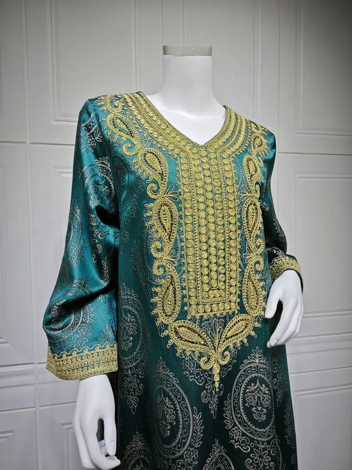 Eid Women Muslim Dress Jalabiya Abaya Dubai Vestidos Largos Party Caftan Ramadan Long Dresses Abayas Kaftan Arab Long Robe 2025