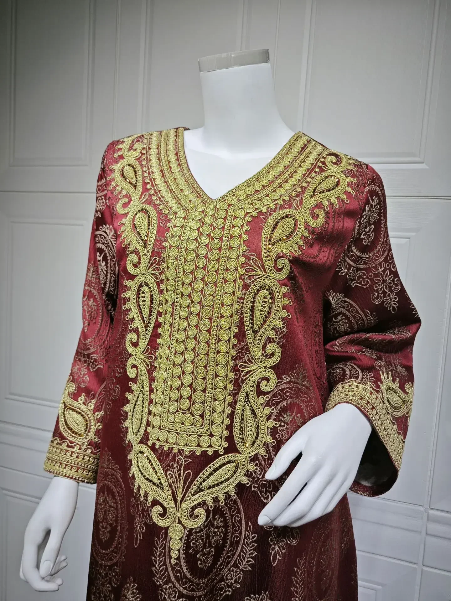 Eid Women Muslim Dress Jalabiya Abaya Dubai Vestidos Largos Party Caftan Ramadan Long Dresses Abayas Kaftan Arab Long Robe 2025