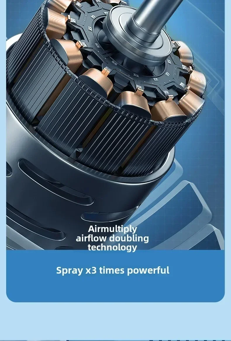 Portable air conditioning fan mini evaporative air cooler with 7 color LED lights 1/2/3 hour timer 3 wind speeds and 3 spray mod