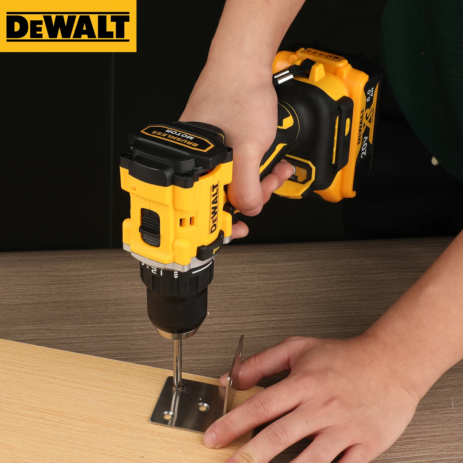 DEWALT DCD805 20V Power Tools Brushless Impact Drill Cordless Electric Screwdriver Multi-Function Hand Drill DEWALT DCD805 20V Power Tools Brushless Impact Drill Cordless Electric Screwdriver Multi-Function Hand Drill