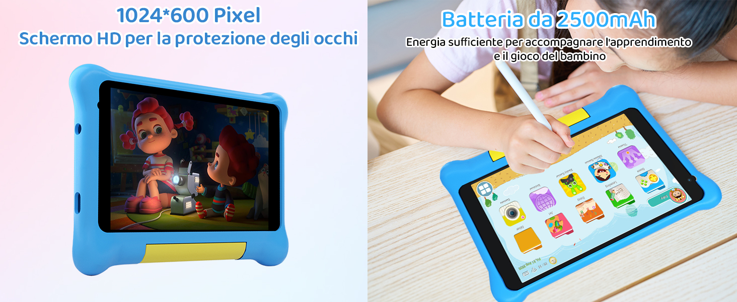 Kid Tablet 7 Inch Tablet for Children Android 13 5GB RAM 32GB ROM 128GB Expandable Quad Core Wi-Fi Bluetooth Type-C Children's Kid Tablet 7 Inch Tablet for Children Android 13 5GB RAM 32GB ROM 128GB Expandable Quad Core Wi-Fi Bluetooth Type-C Children's