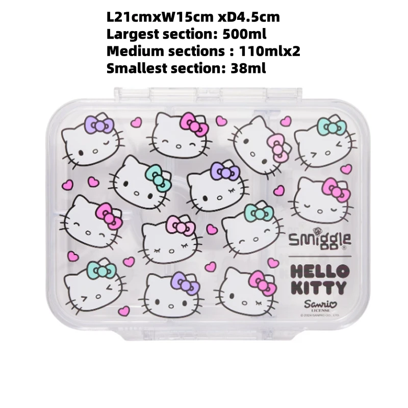 Hot Sales New Australia Smiggle Hello Kitty Cartoon Series Children School Bag Anime Backpack Student Gift
