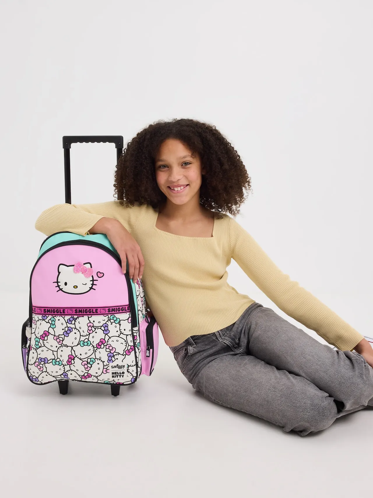 Hot Sales New Australia Smiggle Hello Kitty Cartoon Series Children School Bag Anime Backpack Student Gift