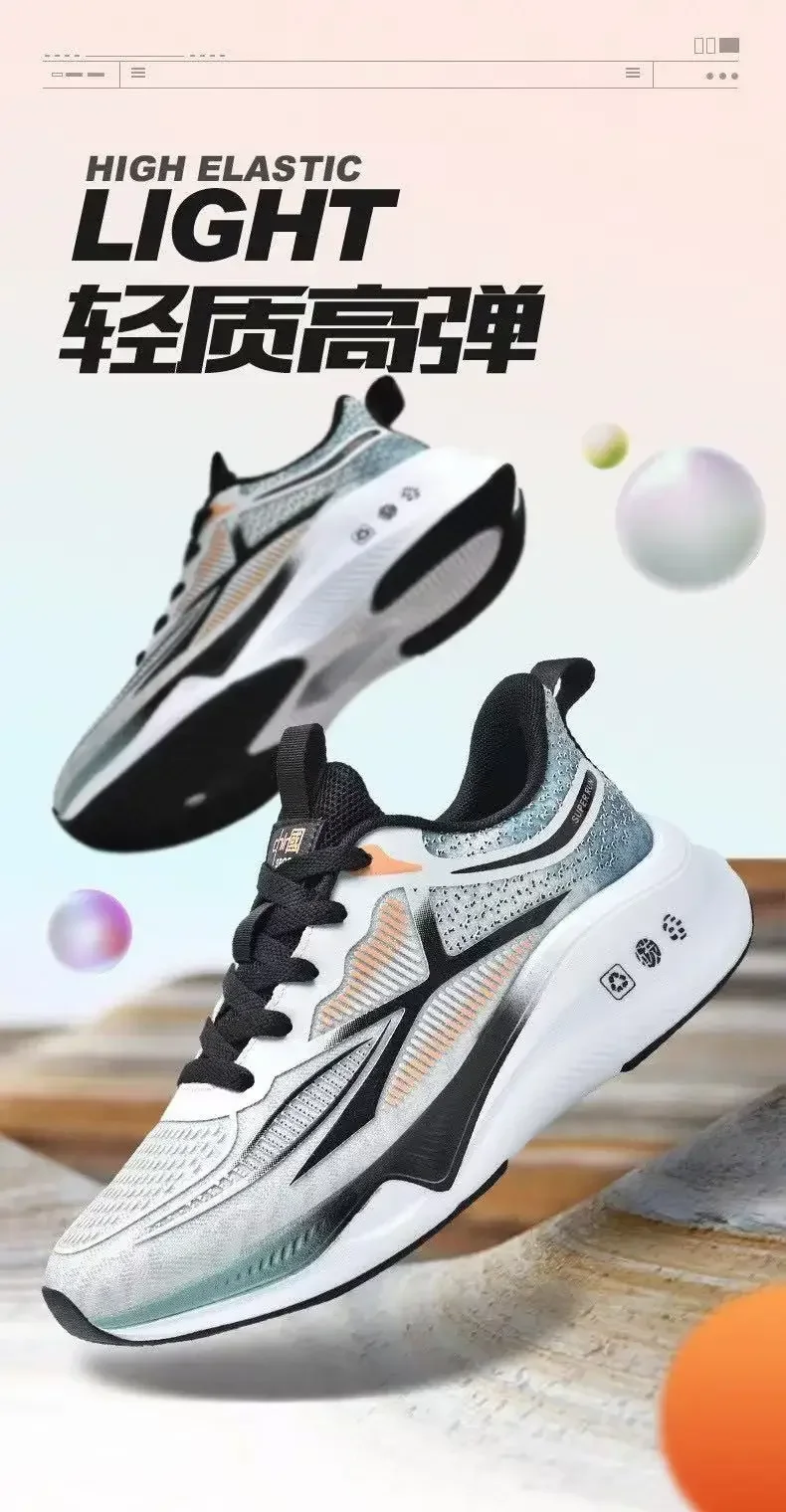 Running & Walking Men's Shoes - Lace-up, Lightweight, Comfortable & Breathable Tennis Sneakers