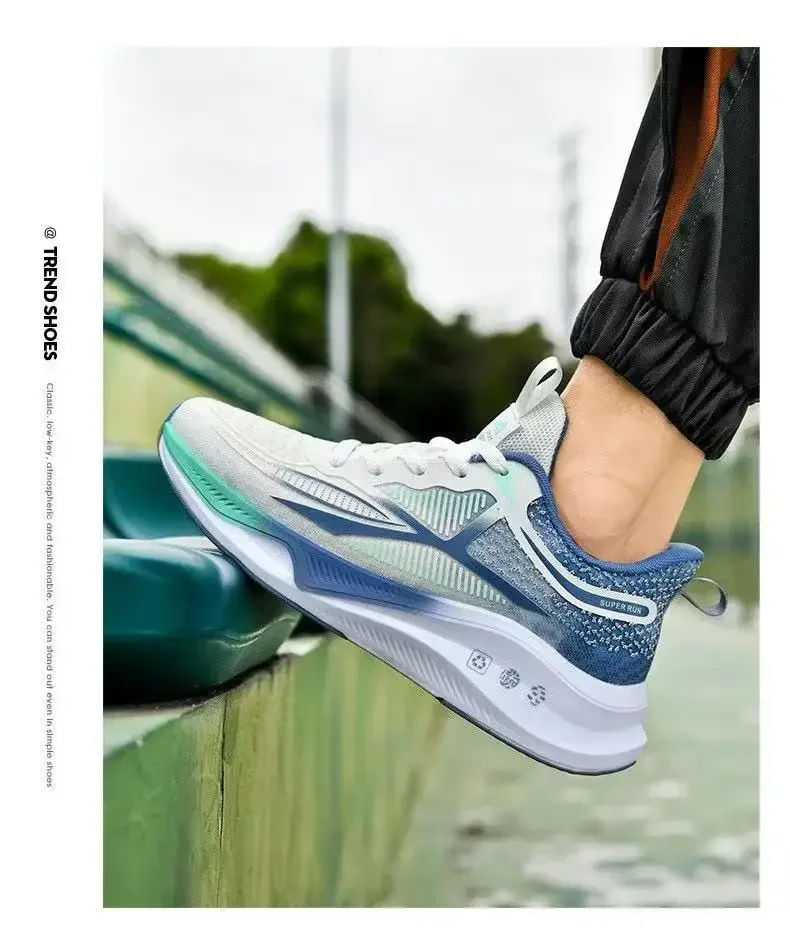 Running & Walking Men's Shoes - Lace-up, Lightweight, Comfortable & Breathable Tennis Sneakers