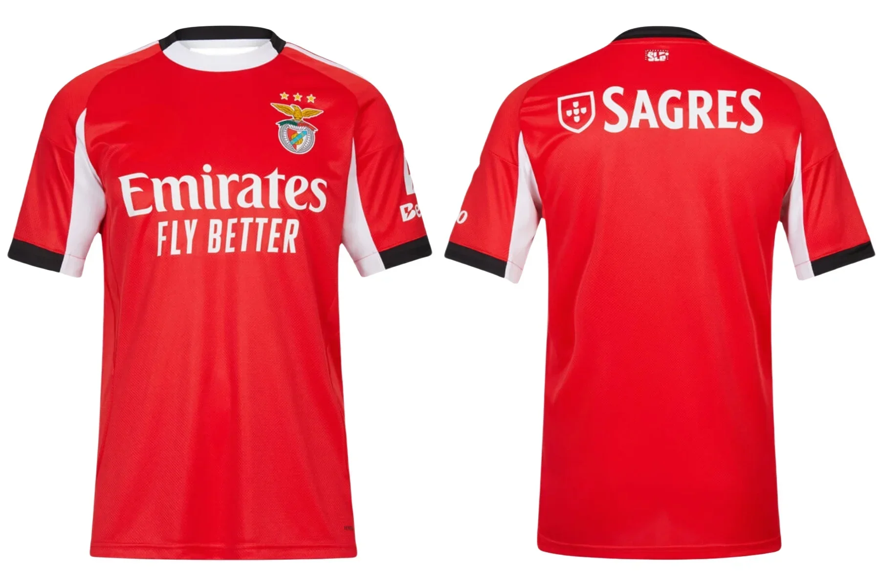 2025 New Portugal Football Benfica Home Shirt Men's Quick-Drying Breathable T-Shirt Benfica Away Shirt Football Training Top