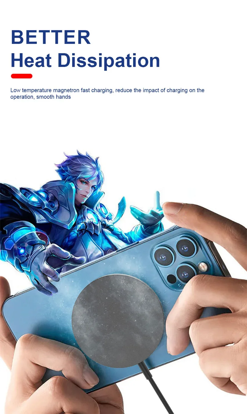 Magnetic Wireless Charger Fast Charging Pad Stand for iPhone 16 15 14 13 12Pro Max Airpods PD USB A Phone Chargers Dock Station Magnetic Wireless Charger Fast Charging Pad Stand for iPhone 16 15 14 13 12Pro Max Airpods PD USB A Phone Chargers Dock Station