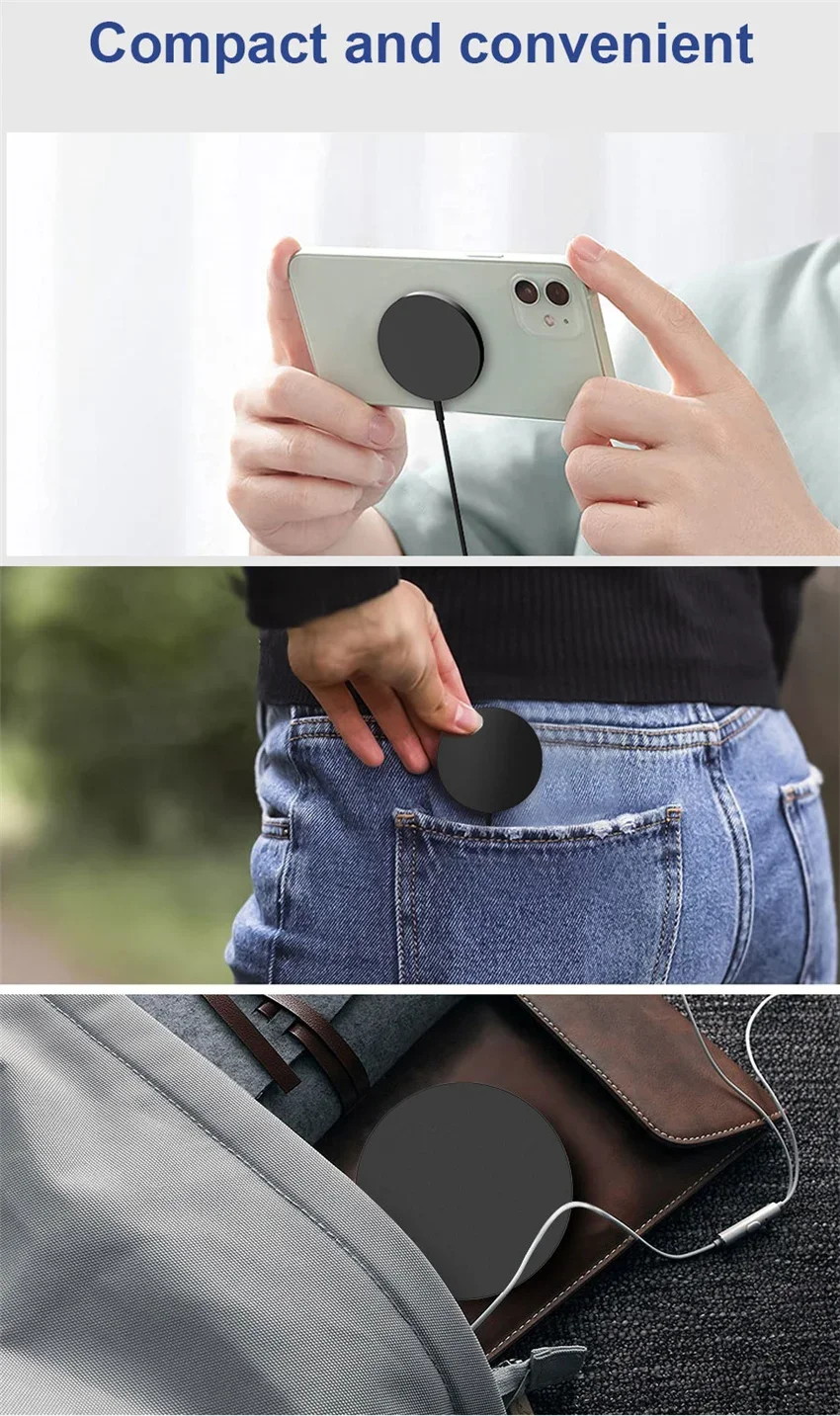 Magnetic Wireless Charger Fast Charging Pad Stand for iPhone 16 15 14 13 12Pro Max Airpods PD USB A Phone Chargers Dock Station Magnetic Wireless Charger Fast Charging Pad Stand for iPhone 16 15 14 13 12Pro Max Airpods PD USB A Phone Chargers Dock Station