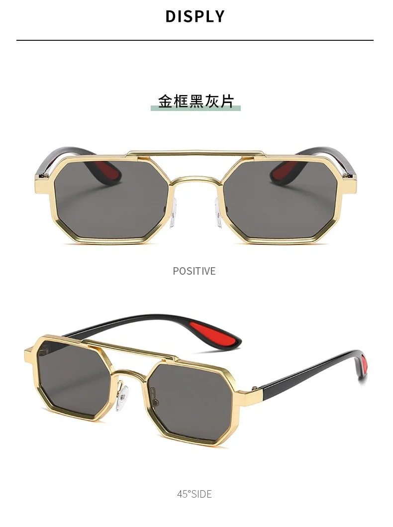 2025 Luxury metal Sunglasses Steampunk Designer Sunglasses Square Punk Glasses Oculos Dropshipping Gafas Lentes Lunette Oculos