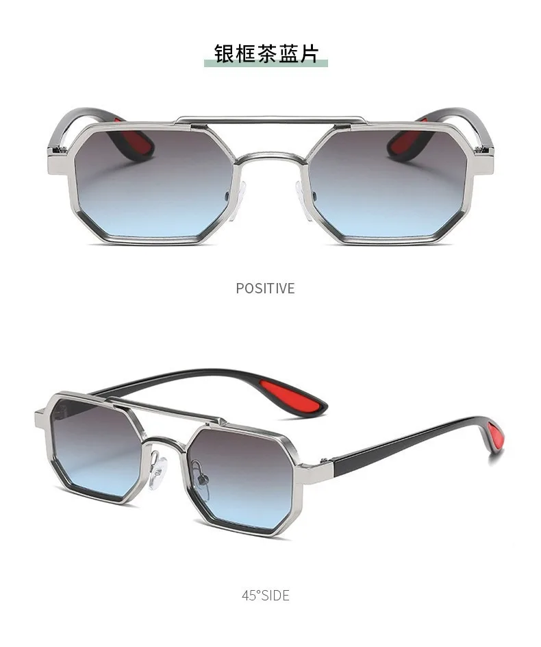 2025 Luxury metal Sunglasses Steampunk Designer Sunglasses Square Punk Glasses Oculos Dropshipping Gafas Lentes Lunette Oculos