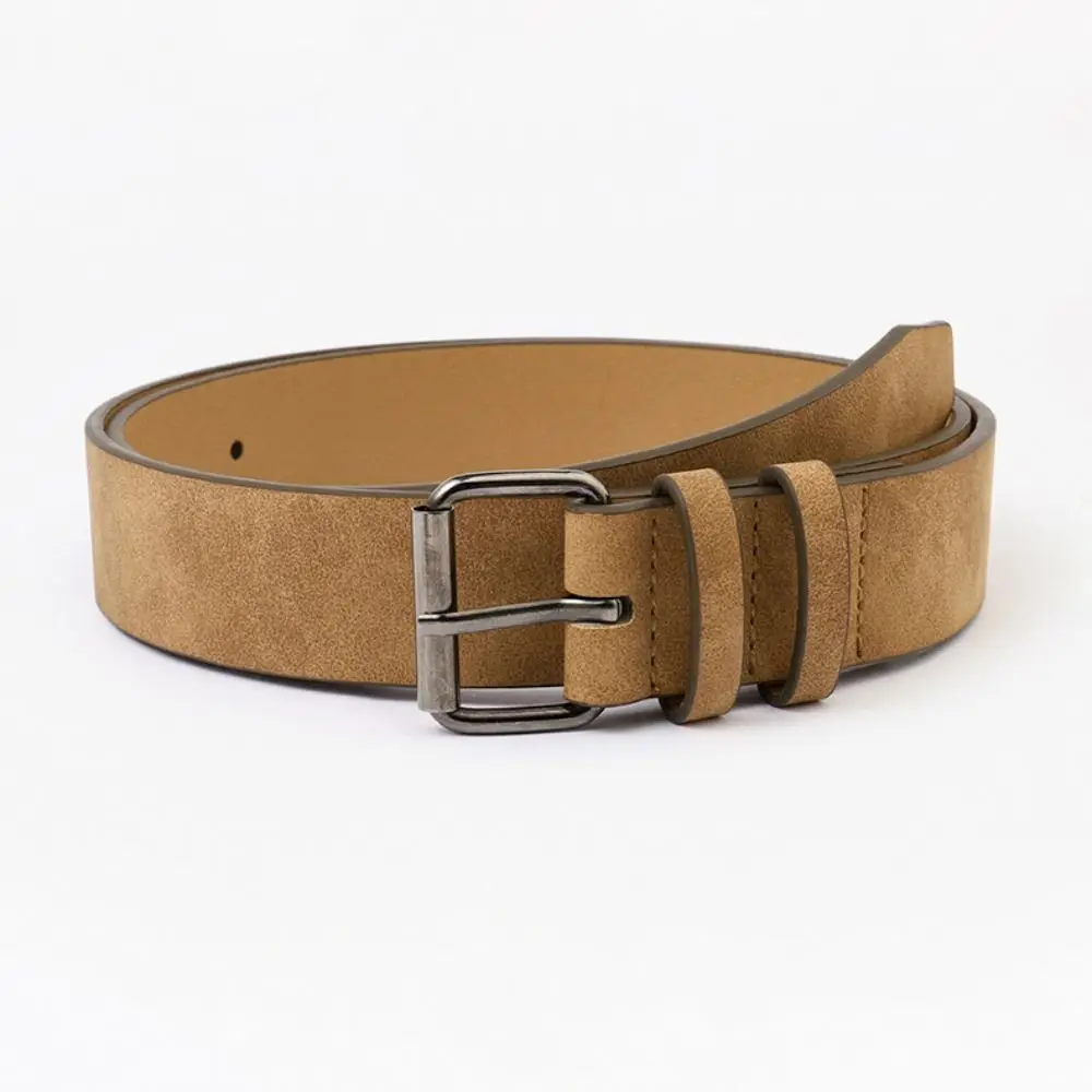 Fashion Pin buckle Suede Leather Belt Luxury Design Casual Business Waist Belt Retro Waistband For Women Fashion Pin buckle Suede Leather Belt Luxury Design Casual Business Waist Belt Retro Waistband For Women